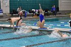 Swimming & Diving vs RWU  Swimming & Diving vs Roger Williams University. - Photo by Keith Nordstrom : Wheaton, Swimming
